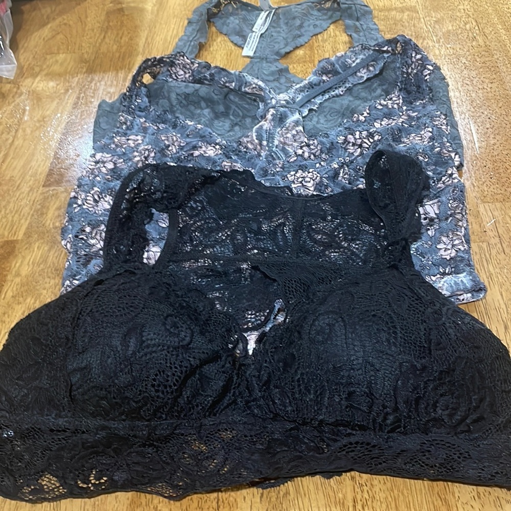 Lot three bralettes